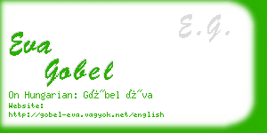eva gobel business card